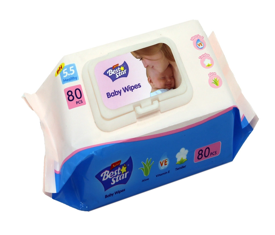 Baby Wet Wipe with Plastic Lid Car Household, Travelling, , Hotelwet Wipes