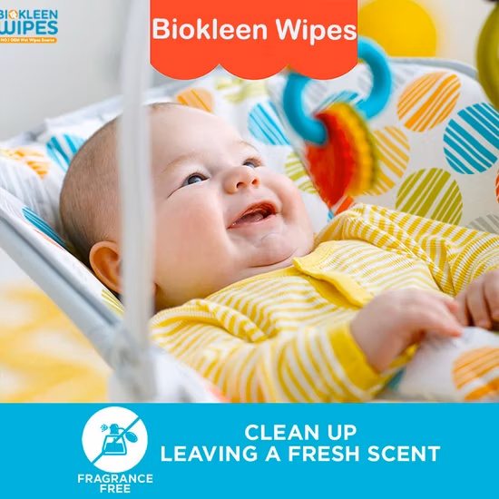 Salviette umidificate per acqua per bambini Salviette per la casa in tessuto non tessuto Spunlace in magazzino